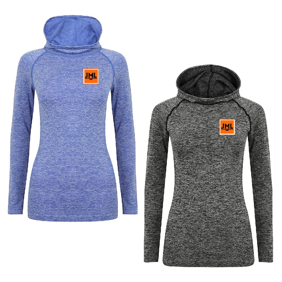 JML Fitness Seamless Hooded Sweatshirt