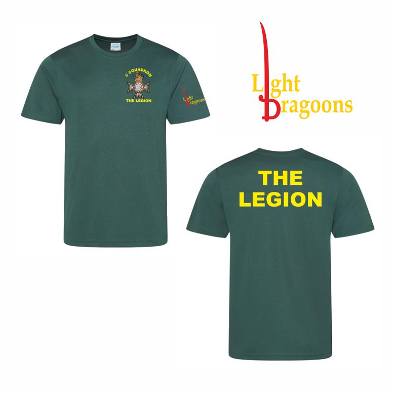 The Light Dragoons - C Squadron PT Performance Teeshirt