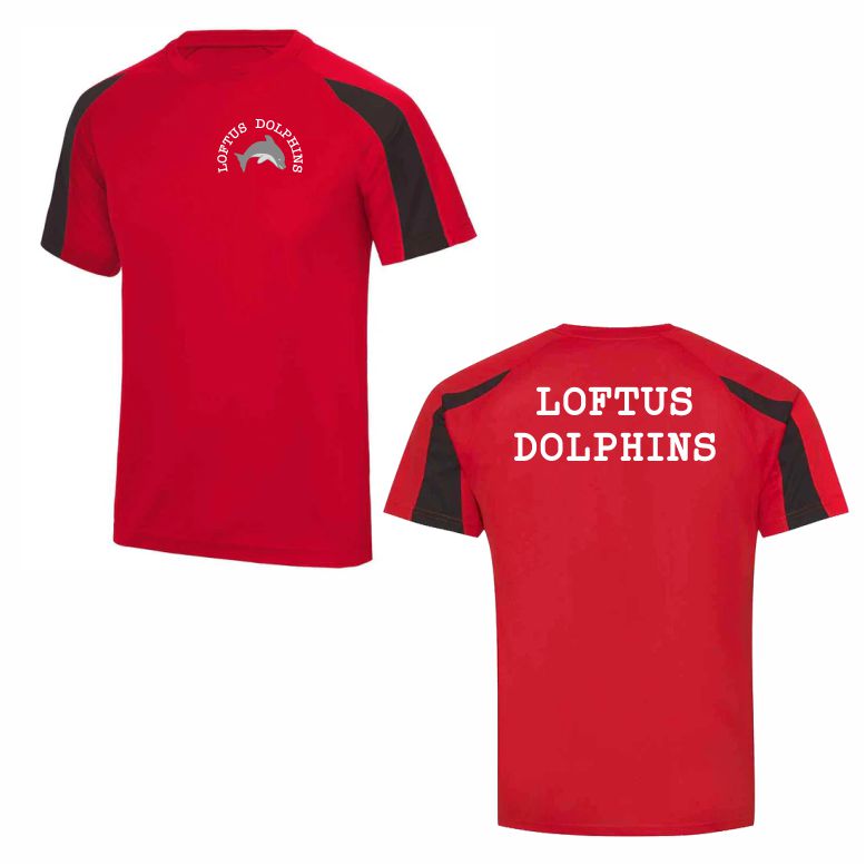 Loftus Dolphins ASC Two Tone Performance Teeshirt