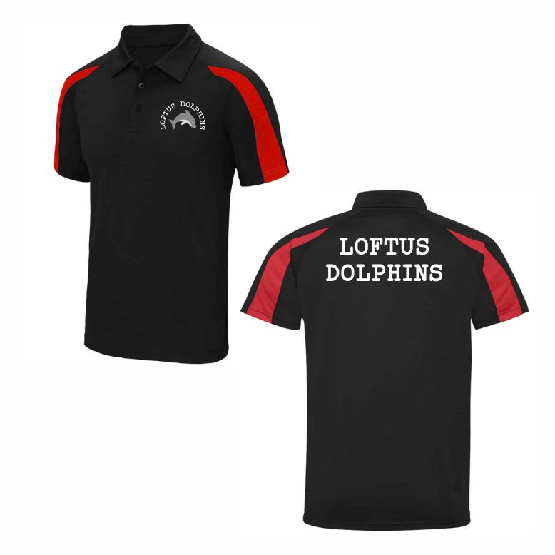 Loftus Dolphins ASC Two Tone Performance Poloshirt