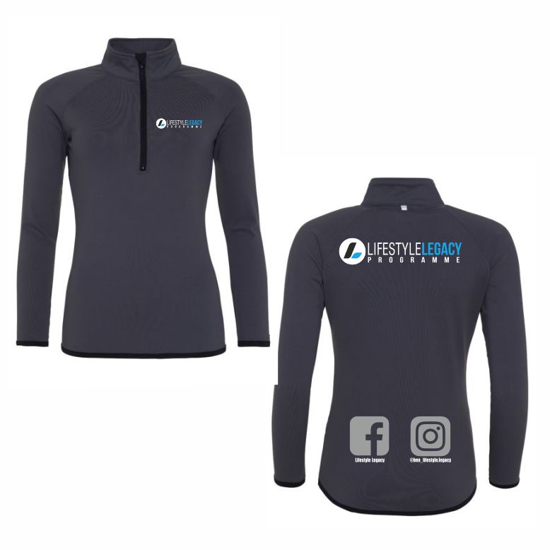 Lifestyle Legacy Ladies Zip Top