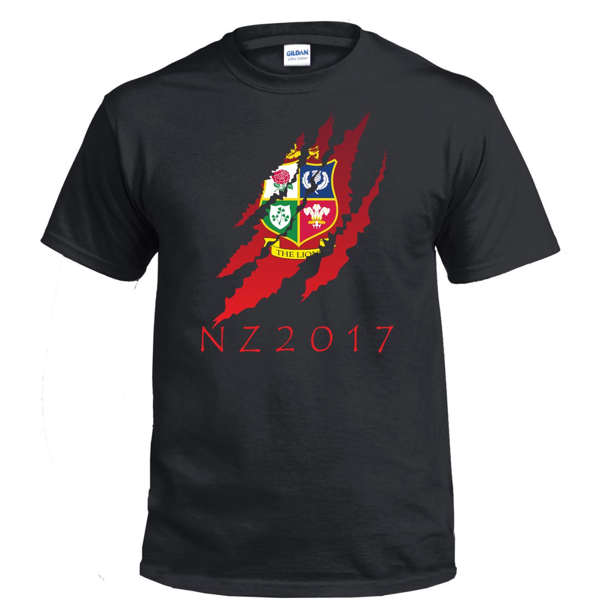Lions Teeshirt - Ripped Design