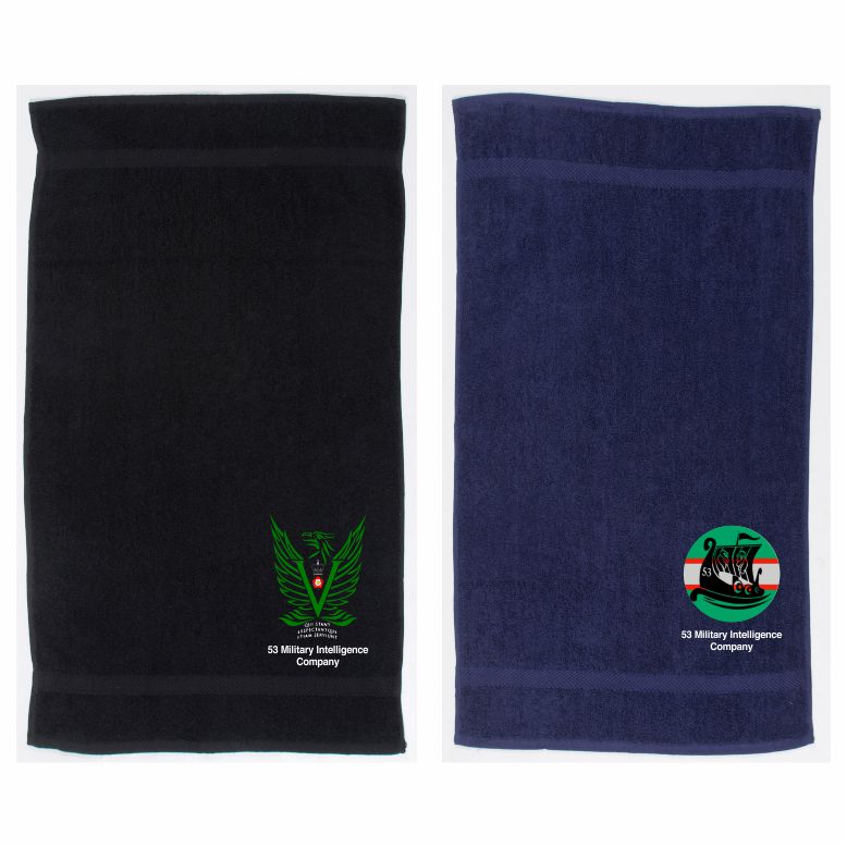 53 Military Intelligence Company Bath Towel