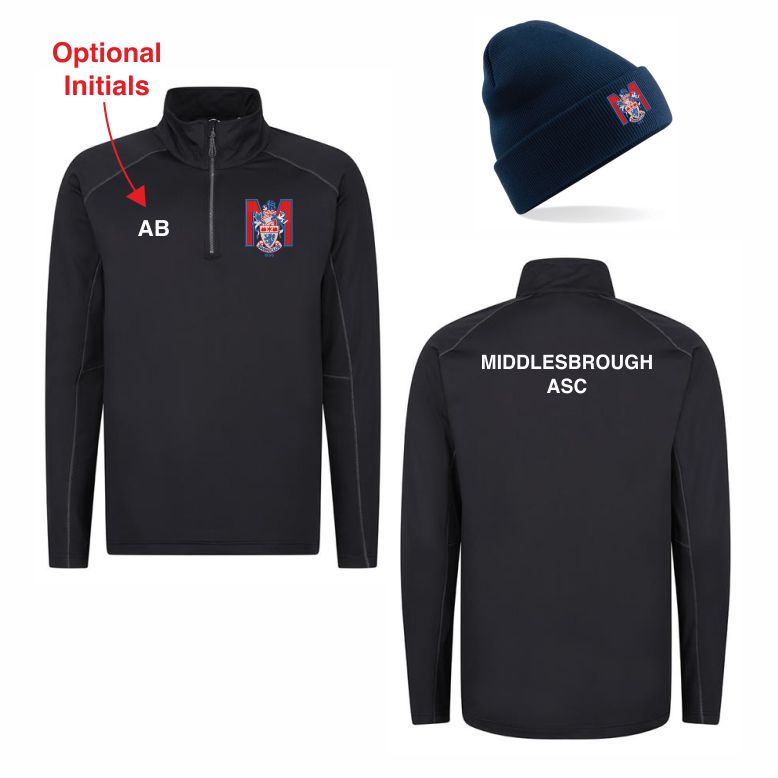 Middlesbrough ASC BUNDLE THREE - MIDLAYER AND BEANIE HAT
