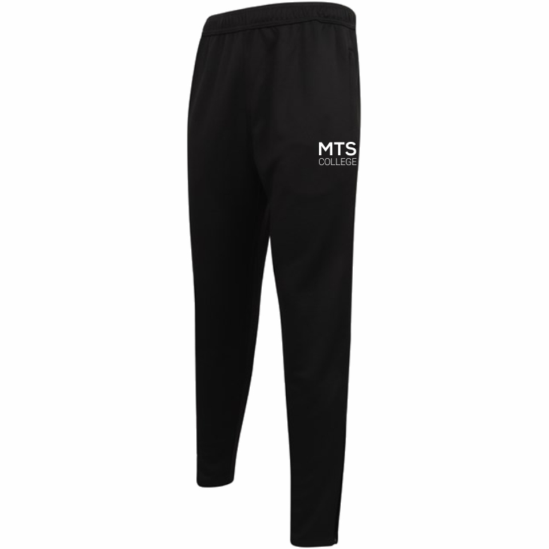 MTS College BLACK Tracksuit Bottoms