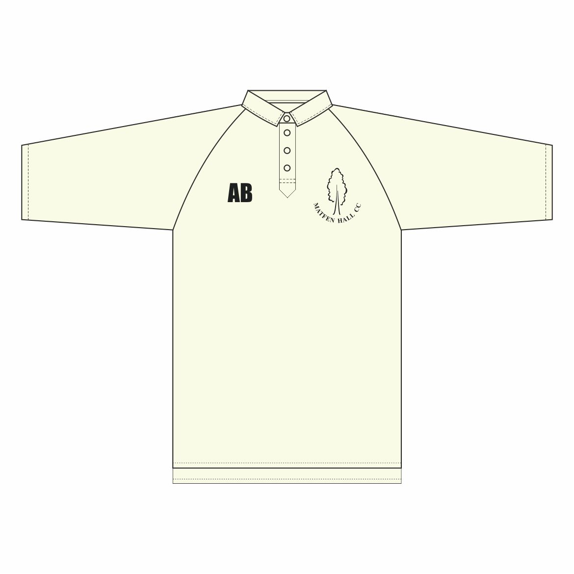 Matfen Hall Cricket Club Cricket Shirt