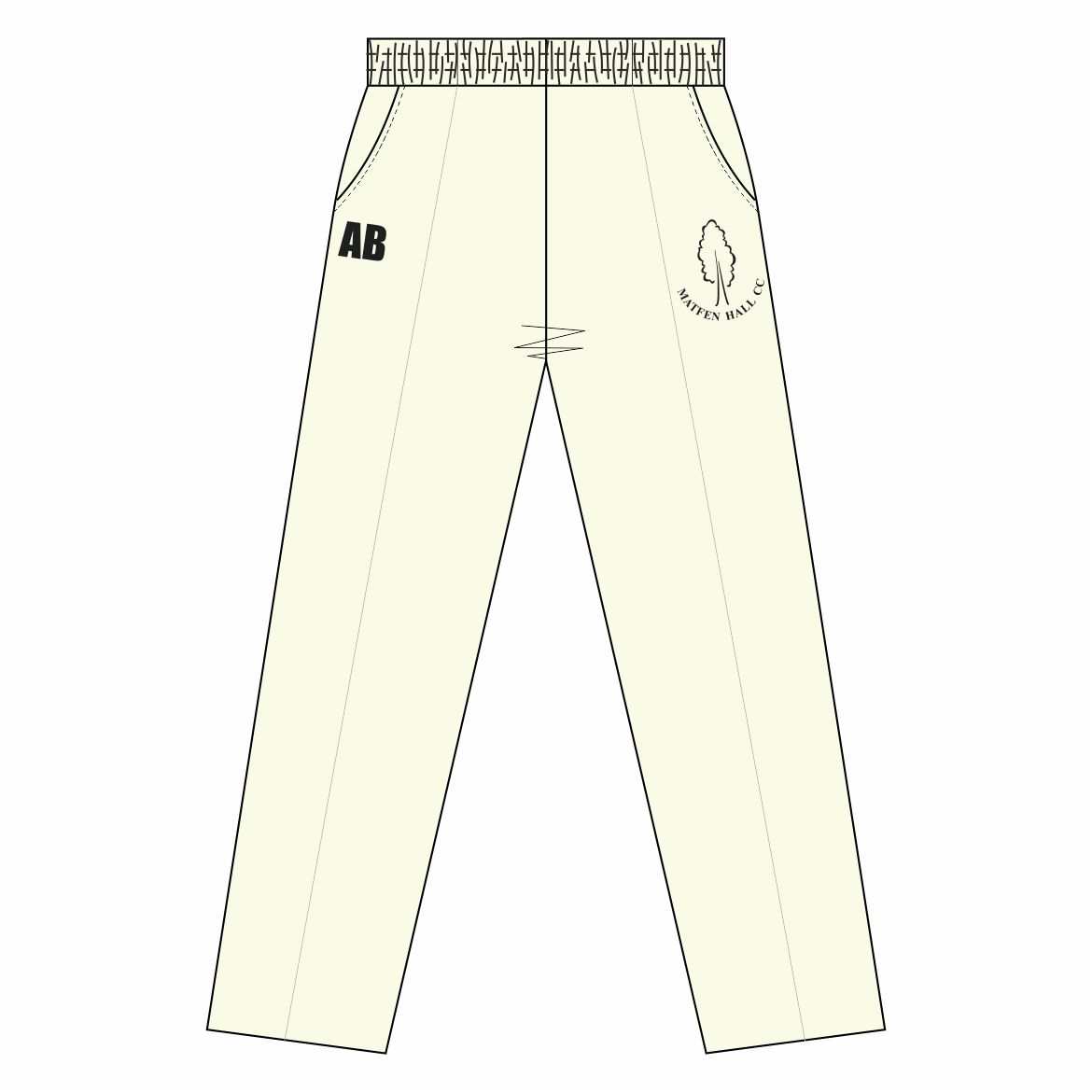 Matfen Hall Cricket Club Cricket Trousers