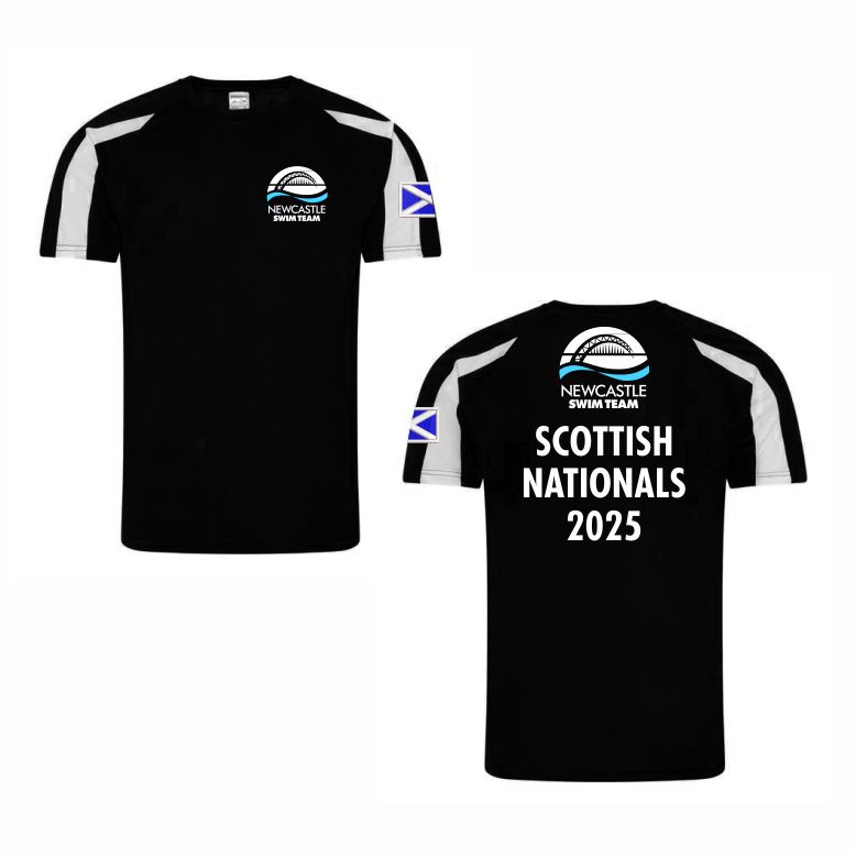Newcastle Swim Team SCOTTISH NATIONALS 2025 Performance Teeshirt