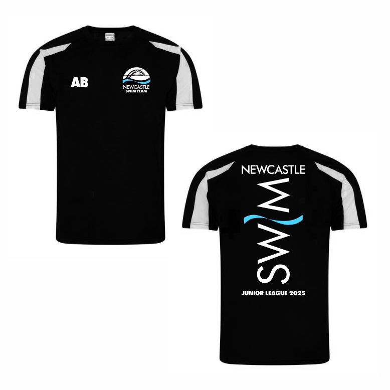 Newcastle Swim Team JUNIOR LEAGUE 2025 Performance Teeshirt
