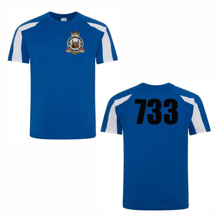 733 (Newcastle Airport) Squadron RAFAC Two Tone Performance Teeshirt