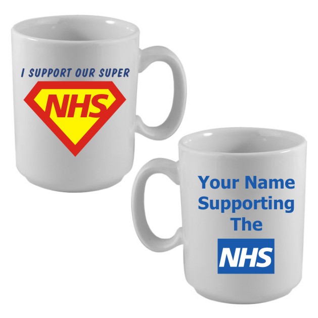 Support the NHS Mug - SUPER HERO Design