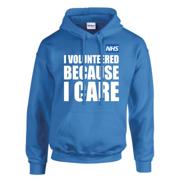 Support the NHS Hood - I VOLUNTEERED design