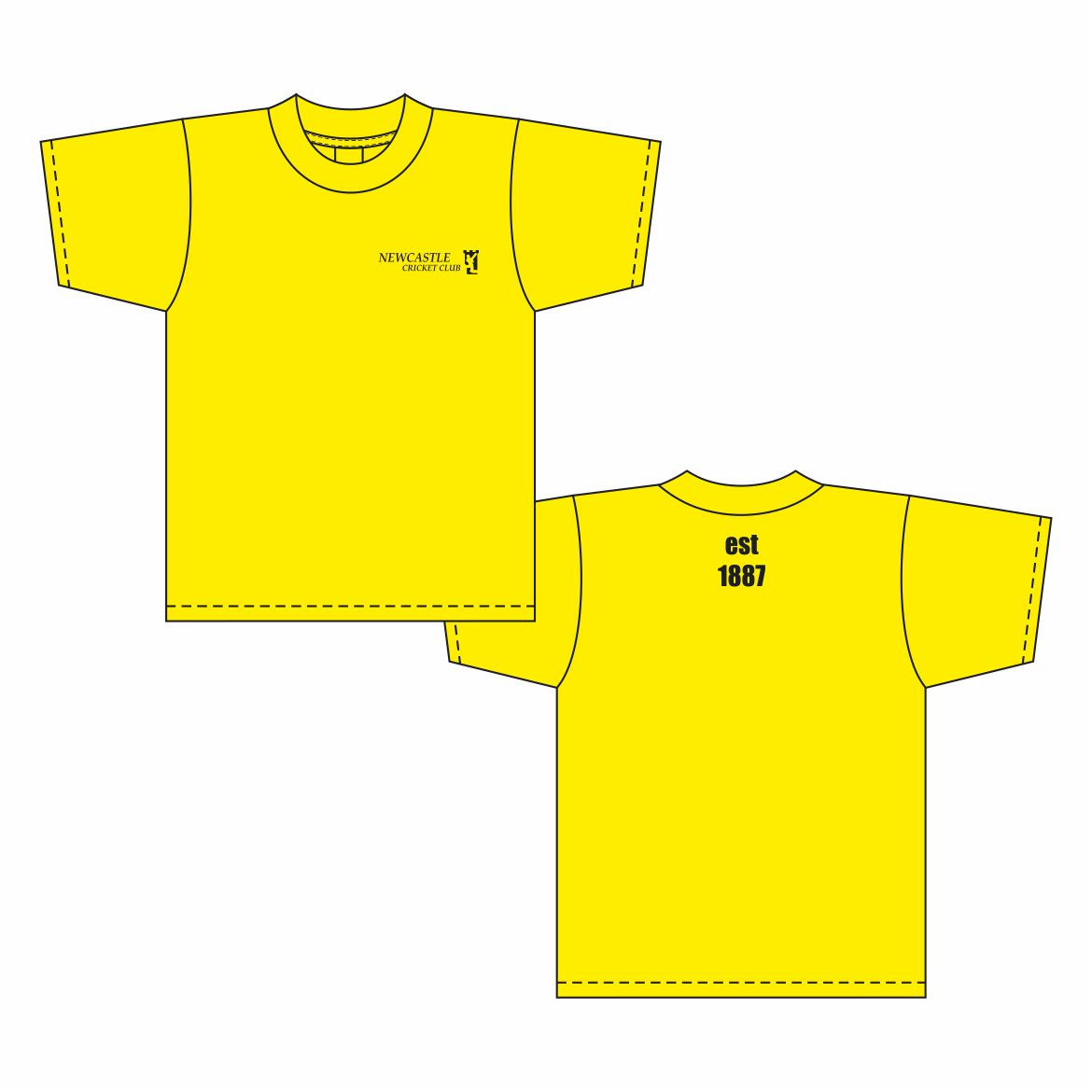 Newcastle Cricket Club Performance Teeshirt
