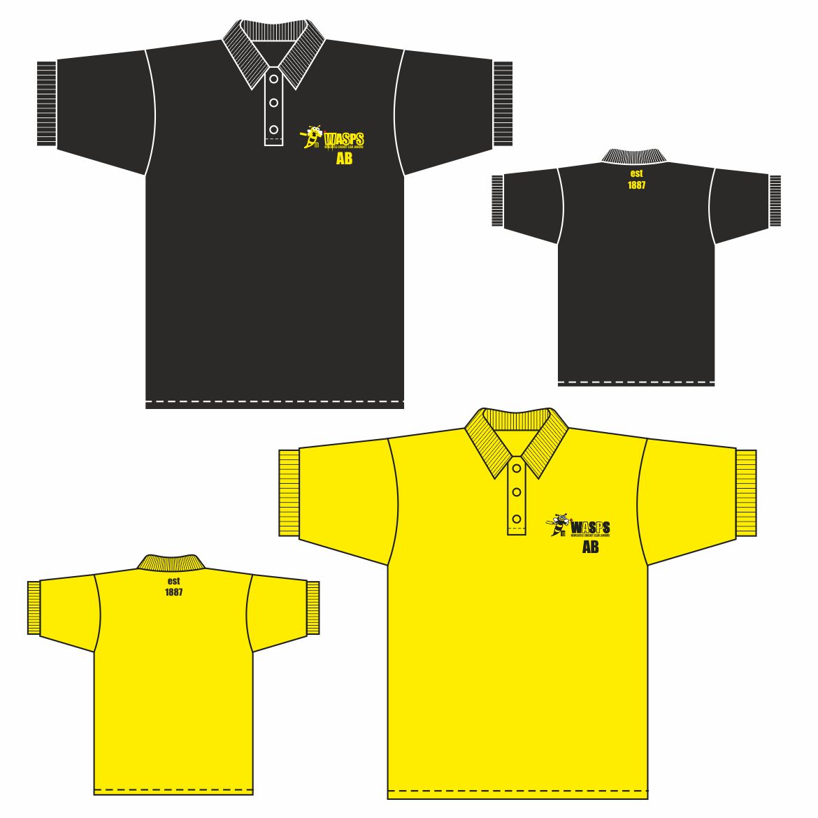 Newcastle Cricket Club WASPS Performance Poloshirt