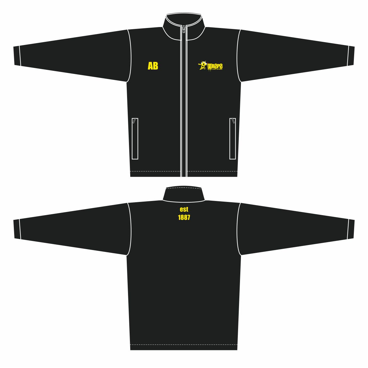 Newcastle Cricket Club WASPS Soft Shell Jacket