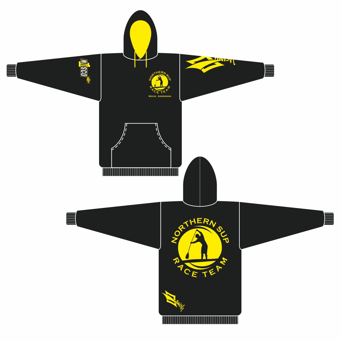 Northern SUP Two Tone Hooded Sweatshirt