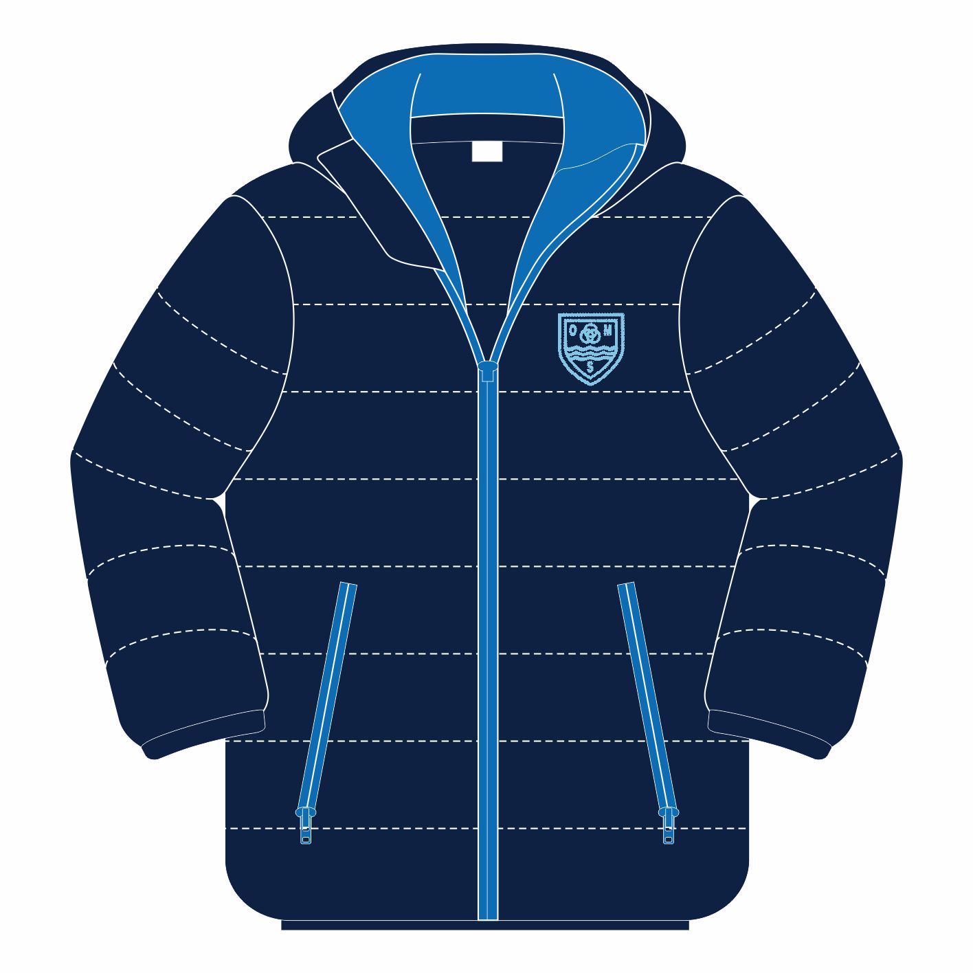 Ovingham Middle School Padded Jacket - OPTIONAL