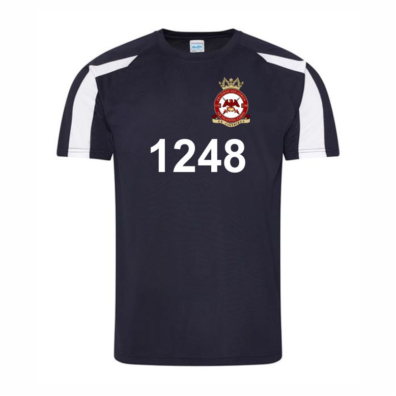 1248 (Prudhoe) Squadron RAFAC Two Tone Performance Teeshirt