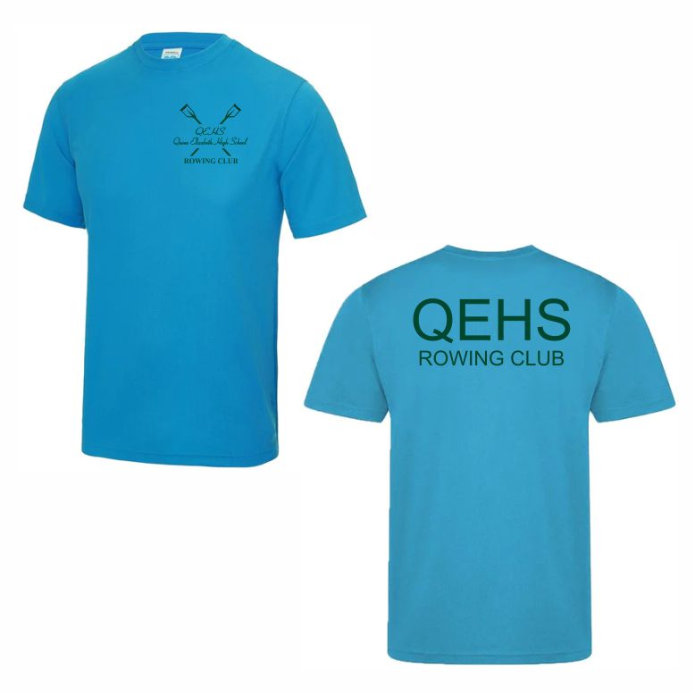 QEHS Rowing Club Performance Teeshirt
