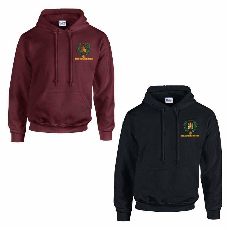 5 Regiment RA 93 (Le Cateau) Bty Hooded Sweatshirt