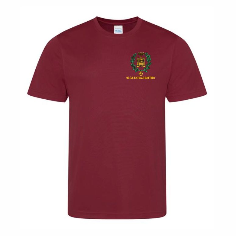 5 Regiment RA 93 (Le Cateau) Bty Performance Teeshirt