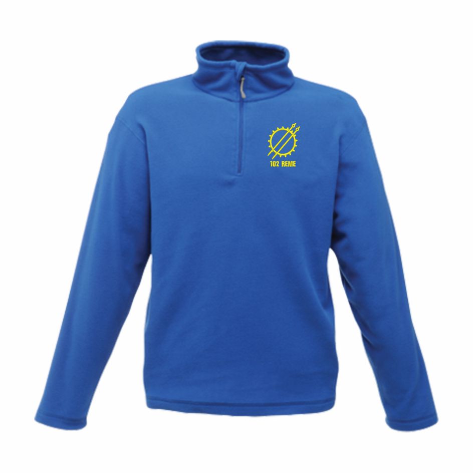 102 Force Support Battalion REME Micro Zip Neck Fleece Jacket