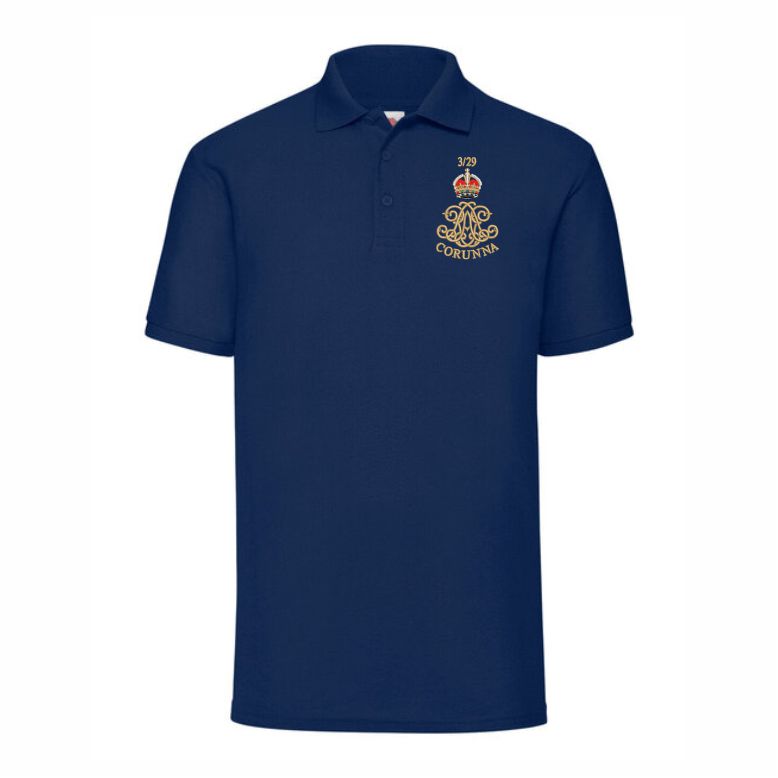4th Regiment RA 3/29 (Corunna) Battery Poloshirt
