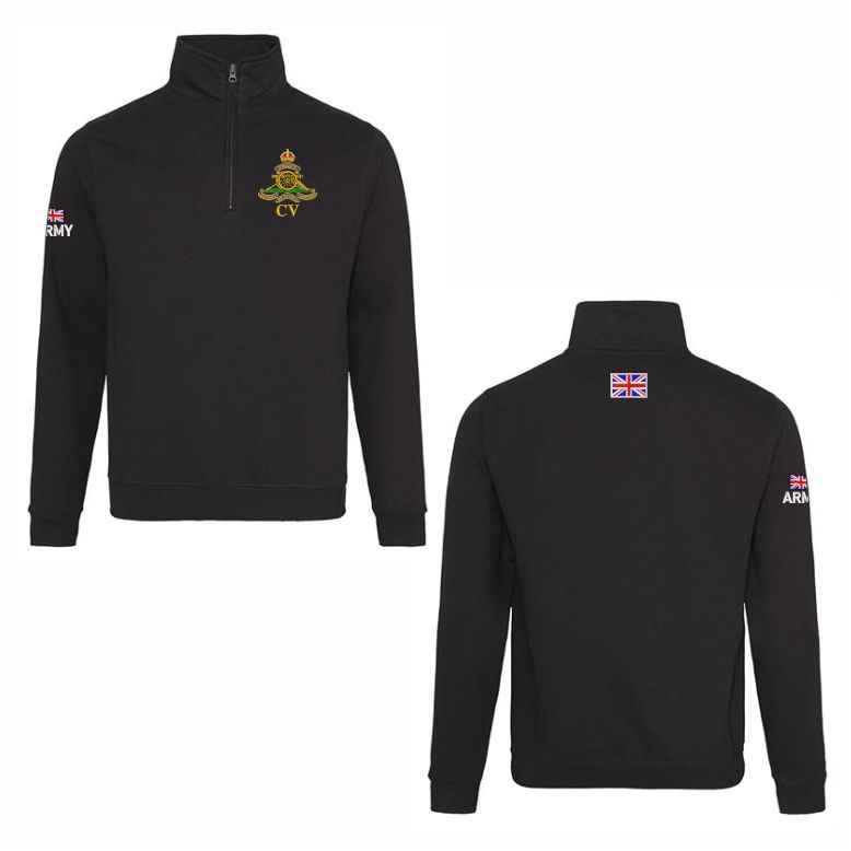 105 Regiment Royal Artillery 1/4 Zip Sweatshirt