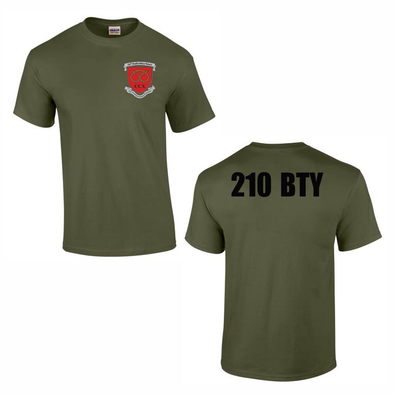 103 Regiment RA - 210 Bty Cotton Teeshirt