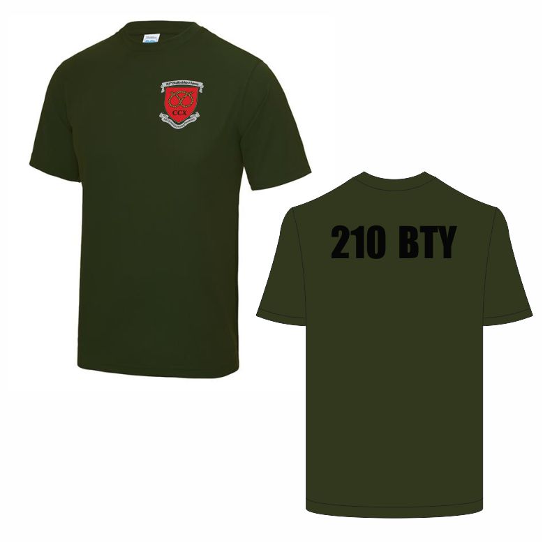 103 Regiment RA - 210 Bty Performance Teeshirt