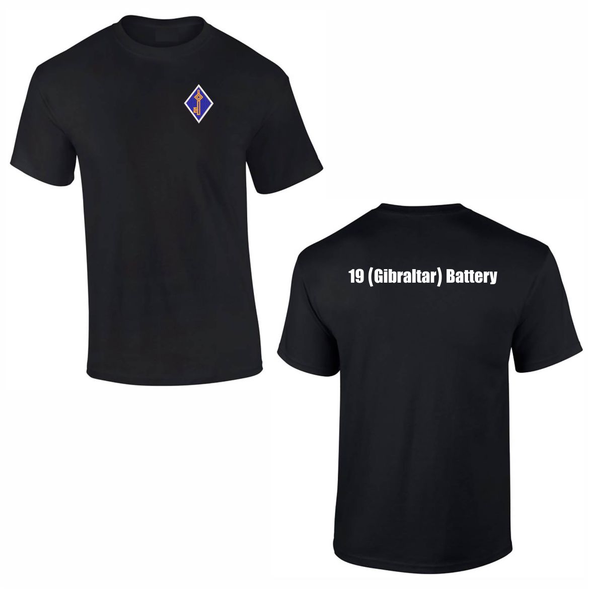 26 Regiment 19 (Gibraltar) Battery Cotton Teeshirt