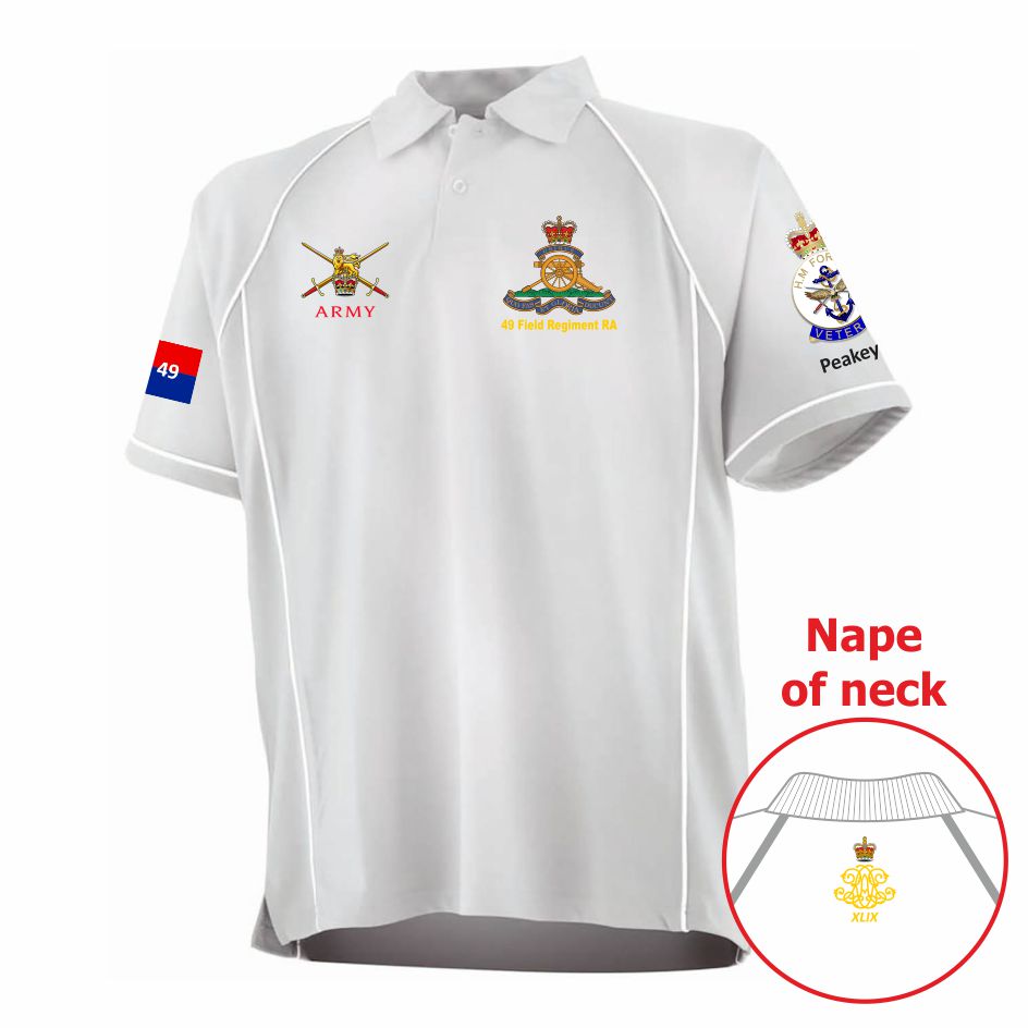 49 Field Regt RA PPMA Poloshirt