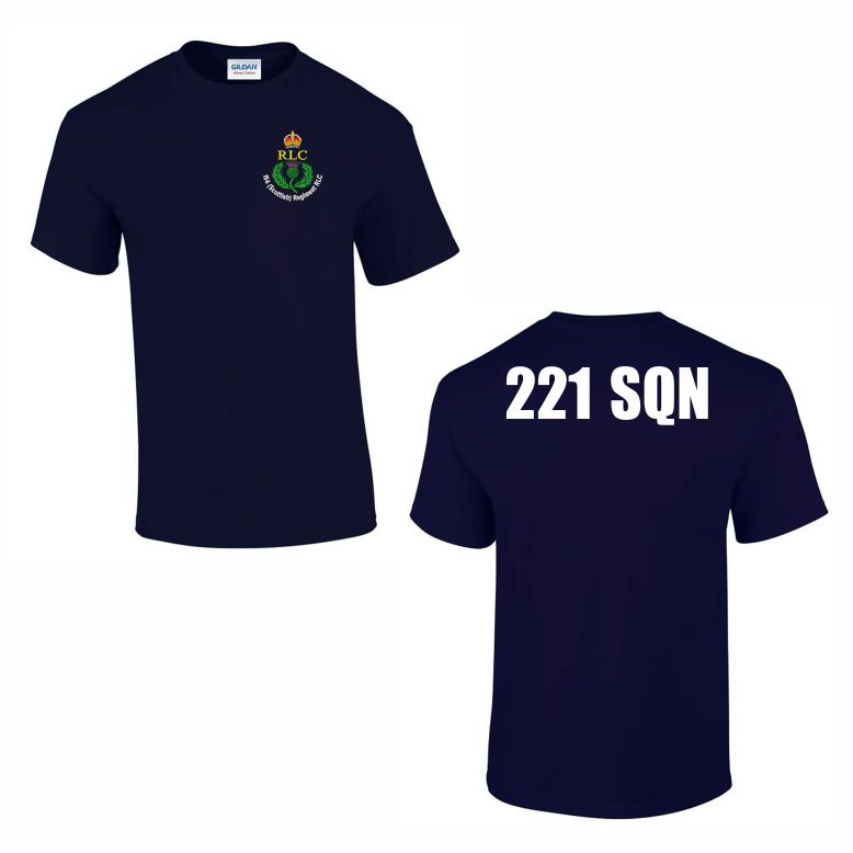 154 Regiment RLC - 221 SQN - Cotton Teeshirt