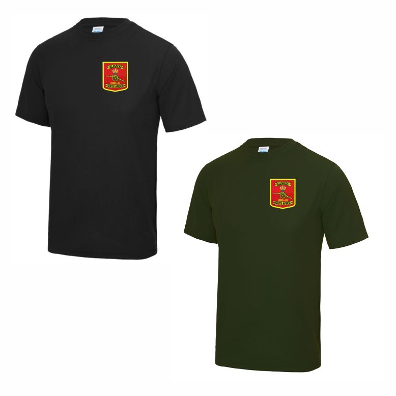 101 Regiment Royal Artillery - 203 (Elswick) Battery Performance Teeshirt