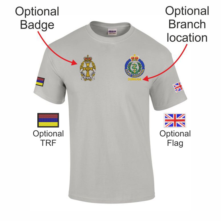 RAMC Association Cotton Teeshirt
