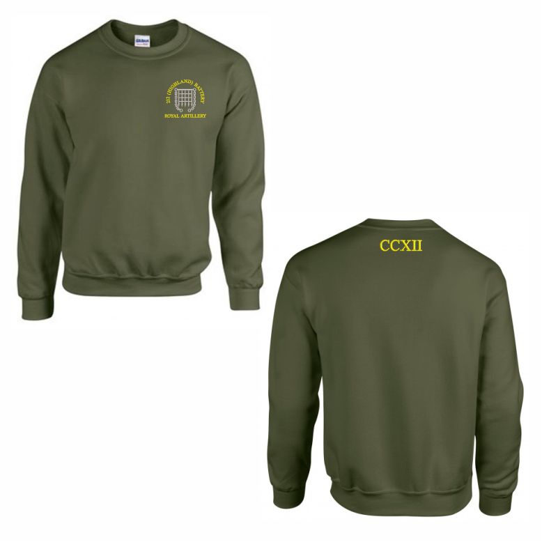 105 Regiment RA - 212 Battery Sweatshirt