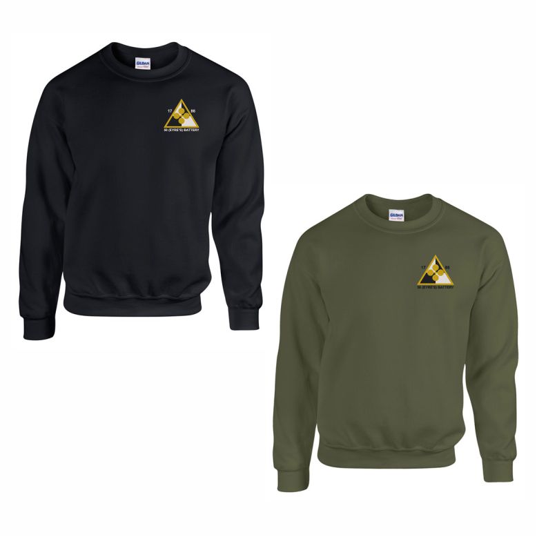 12 Regiment RA - 58 (Eyre's) Battery Sweatshirt