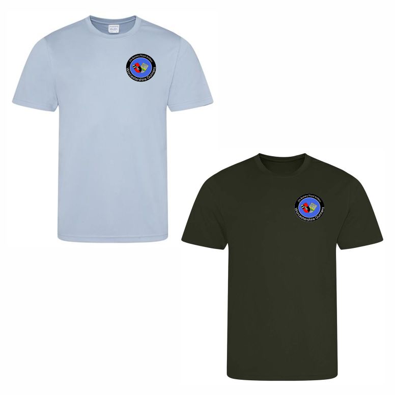 104 Regiment RA - 214 (Worcestershire) Battery Performance Teeshirt