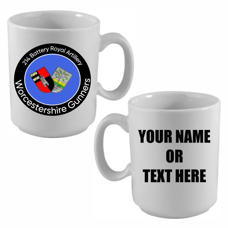 104 Regiment RA - 214 (Worcestershire) Battery Mug