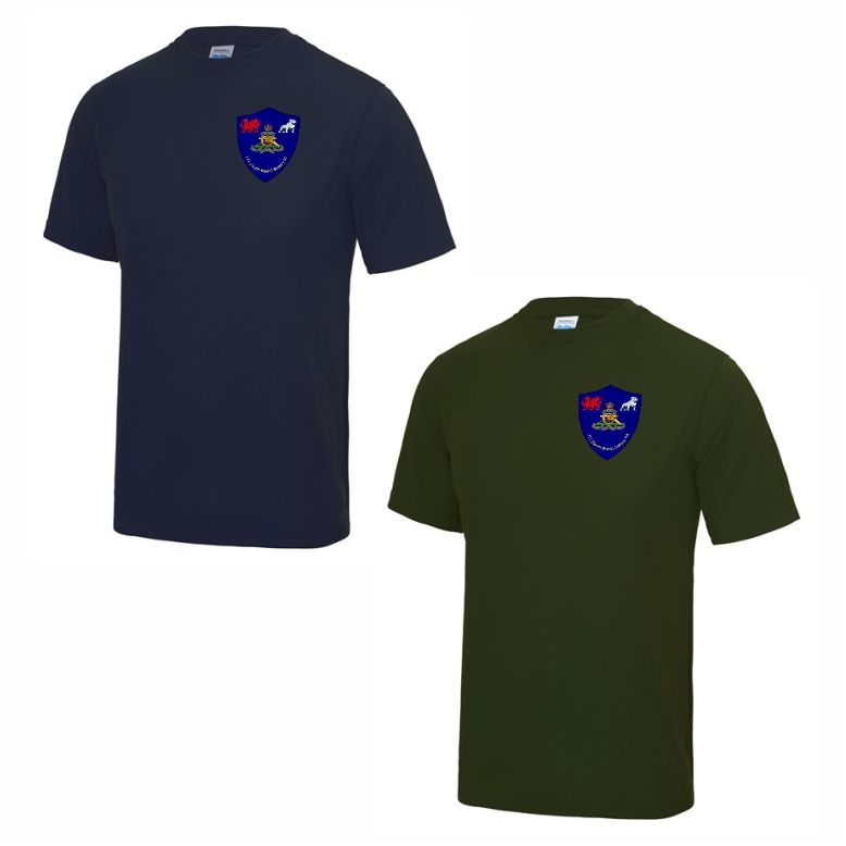 104 Regiment RA - 211 (South Wales) Battery Performance Teeshirt