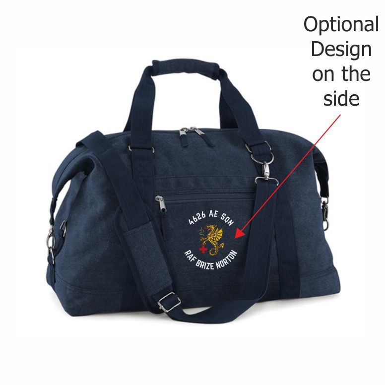 RAF Brize Norton - 4626 AE Squadron Vintage Canvas Holdall