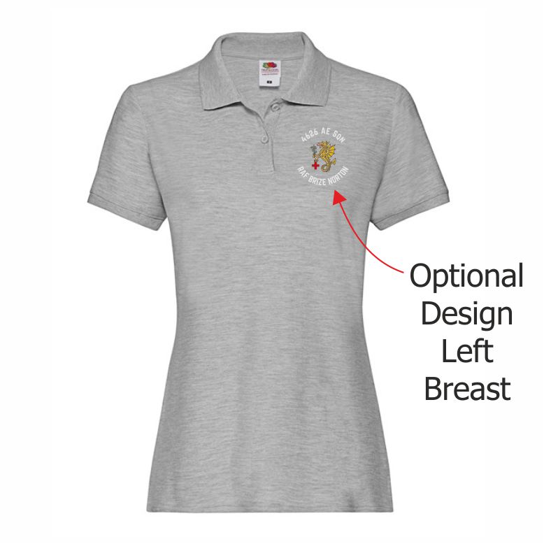 RAF Brize Norton - 4626 AE Squadron Ladies Poloshirt