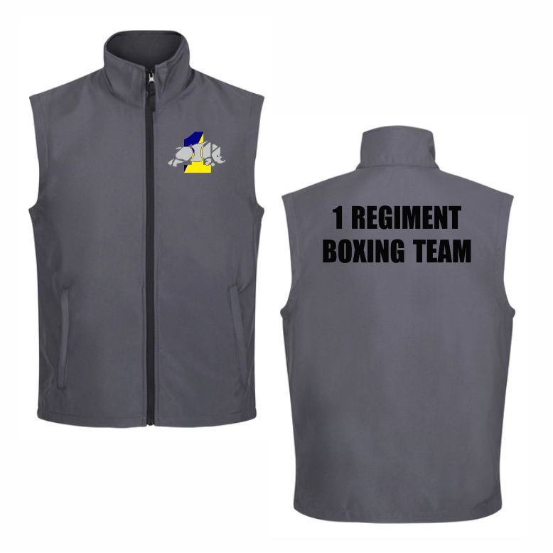 1 Regiment RLC - Boxing Team Softshell Bodywarmer