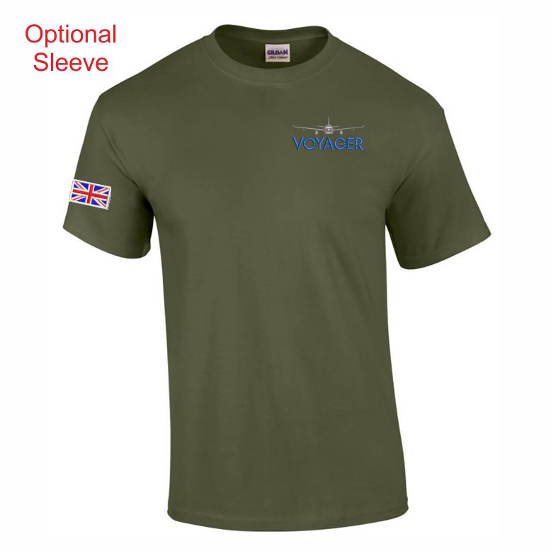 RAF Brize Norton - Voyager Cotton Teeshirt (design left breast)