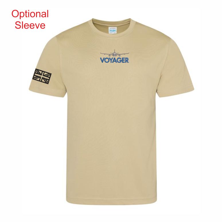 RAF Brize Norton - Voyager  Performance Teeshirt (design centre front)