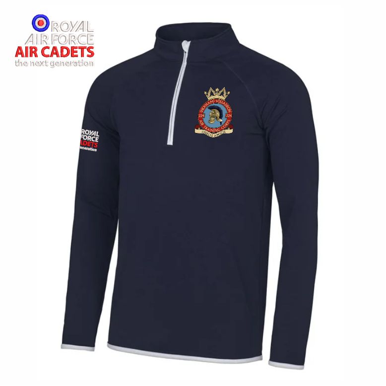 224 (Hexham) Squadron RAFAC Half Zip Sweatshirt
