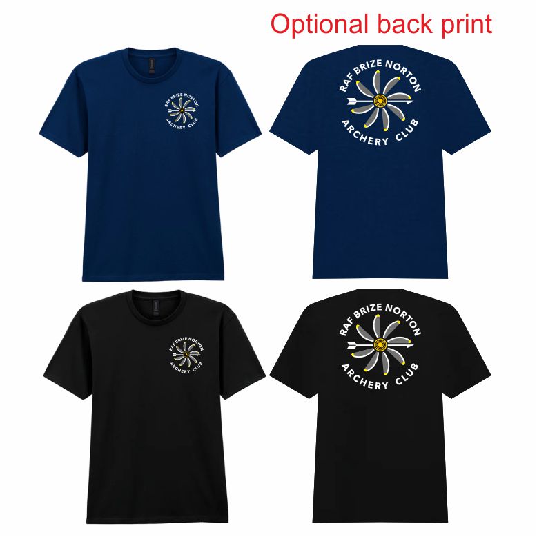 RAF Brize Norton - Archery Club Cotton Teeshirt