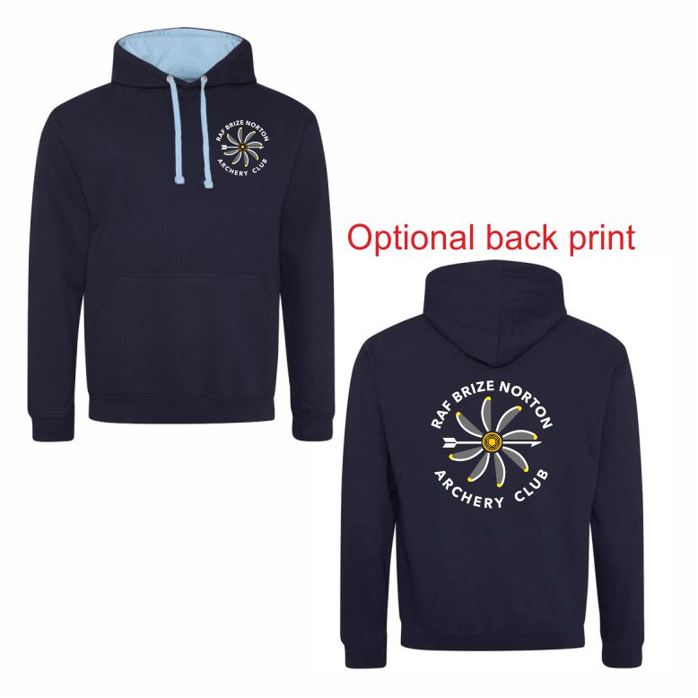 RAF Brize Norton - Archery Club Two Tone Hoodie