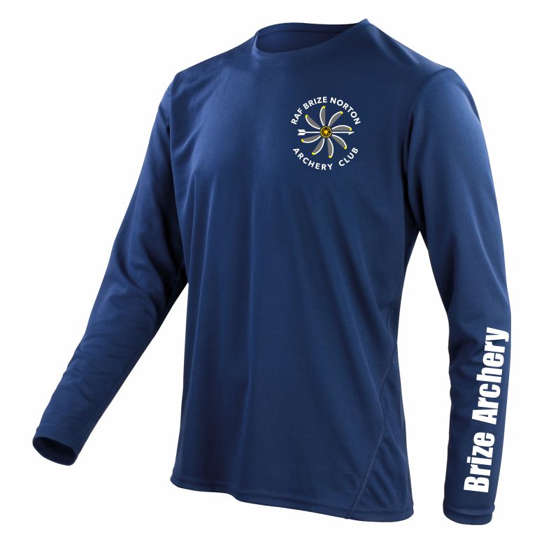 RAF Brize Norton - Archery Club Long sleeve performance Teeshirt