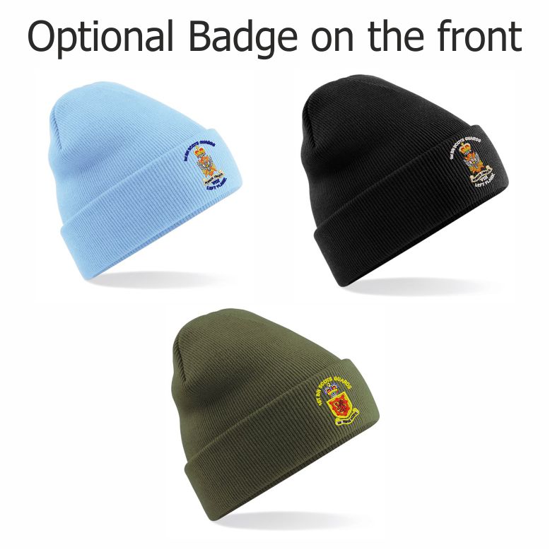 1st Battalion Scots Guards - Left Flank Cuffed Beanie Hat